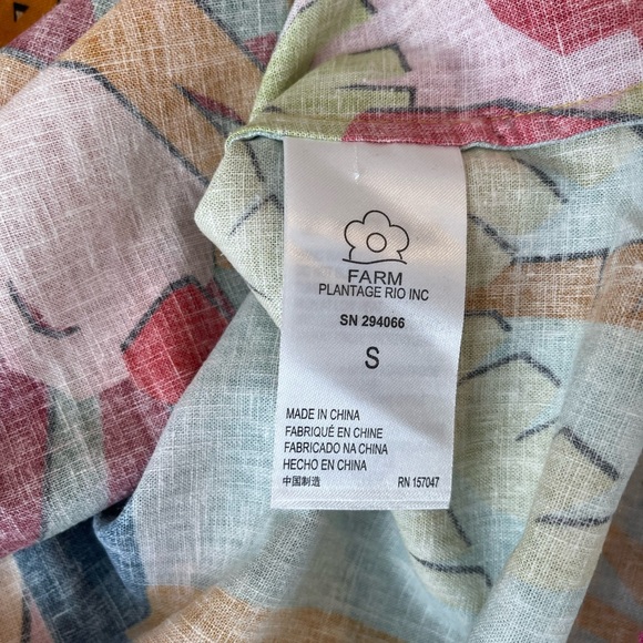 Farm Rio tunic dress beach coverup size S - Picture 10 of 11